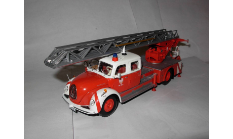 модель  1/43 пожарная автолестница Magirus Deutz S6500 DL30 Frankfurt Minichamps металл 1:43 пожарный, масштабная модель, scale43, Magirus-Deutz