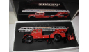 модель  1/43 пожарная автолестница Magirus Deutz S6500 DL30 Ulm Minichamps Limited металл в коробке 1:43 пожарный, масштабная модель, scale43, Magirus-Deutz