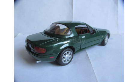 модель 1/18 Mazda MX5 Miata Roadster Hard Top первого поколения 1989 Kyosho металл 1:18 MX-5, масштабная модель, scale18