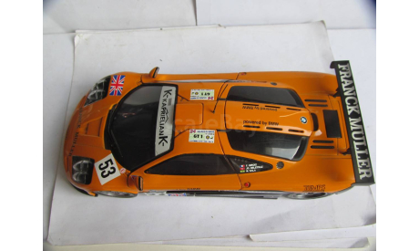 модель 1/18 McLaren F1 GTR 1996 53 LM Giroux Deletra Sala UT MODELS металл 1:18, масштабная модель, scale18