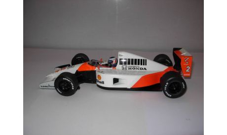 модель F1 Формула-1 1/18 McLaren Honda MP4/6 1991 #2 Gerhard Berger Minichamps металл 1:18 MB Макларен, масштабная модель, scale18