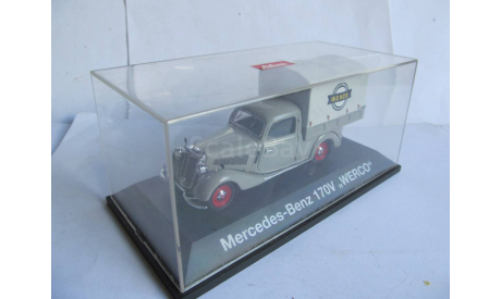 модель 1/43 бортовой грузовой Mercedes Benz 170V WERCO с тентом Schuco металл 1:43 Mercedes-Benz Мерседес MB грузовик, масштабная модель, scale43