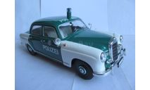 модель 1/18 MB Mercedes Benz 180 W120 Polizei ’Ponton’ полицейский Revell металл 1:18 Mercedes-Benz Мерседес, масштабная модель, scale18
