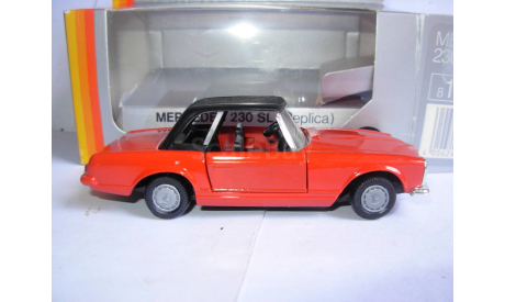 модель 1/37 MB Mercedes Benz 230SL Pagoda W113 Cabrio Roadster Gama Western Germany металл Мерседес 1:37 Mercedes-Benz 1/36 1:36, масштабная модель, scale35