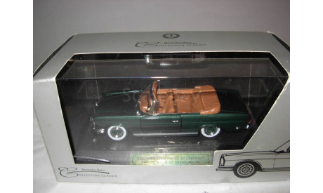 модель 1/43 MB Mercedes Benz 280SE 3.5 E35 Cabriolet W111 1969 - 1971 USA version Faller пластик 1:43 Mercedes-Benz Мерседес, масштабная модель, scale43