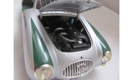 модель 1/18 спортивный MB Mercedes Benz 300 SL №4 W194 RICKO металл Мерседес, масштабная модель, scale18, Mercedes-Benz