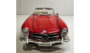 модель 1/18 MB Mercedes Benz 300SL W198 Cabrio Burago Italy металл 1:18 Mercedes-Benz Мерседес, масштабная модель, scale18, BBurago