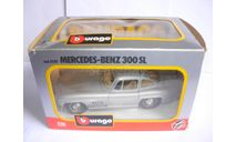 модель 1/24 MB Mercedes Benz 300SL W198 Burago Italy металл 1:24 Mercedes-Benz Мерседес, масштабная модель, BBurago