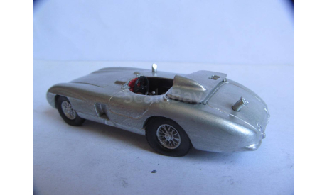 модель 1/43 гоночный Mercedes Benz 300SLR 1956 White Metal Мерседес 1:43 Mercedes-Benz 300 SLR белый металл MB, масштабная модель, scale43