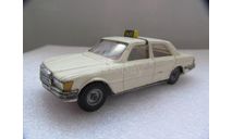 модель 1/36 Такси Mercedes Benz 450SE W116 Taxi CKO Western Germany  Жесть 1:36 Mercedes-Benz Мерседес MB 1:36 1/32 1:32, масштабная модель, scale35