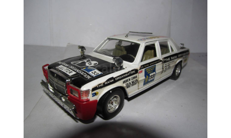 модель 1/24 раллийный Mercedes Benz 450SEL W116 Rally  #33 Burago Italy металл 1:24 Mercedes-Benz Мерседес MB SLC W107, масштабная модель, BBurago