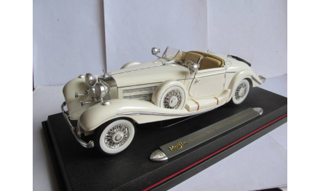 модель 1:18 MB Mercedes Benz 500K Specialroadster 1936 Махараджа Maharajah Maisto 1/18 Mercedes-Benz Мерседес, масштабная модель, scale18