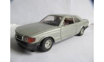 модель 1/26 Mercedes Benz 500SEC Burago Italy металл 1:26 Mercedes-Benz Мерседес 500 SEC 1/24 MB, масштабная модель, BBurago, scale24