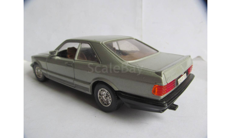 модель 1/26 Mercedes Benz 500SEC Burago Italy металл 1:26 Mercedes-Benz Мерседес 500 SEC 1/24 MB, масштабная модель, BBurago, scale24
