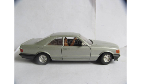 модель 1/26 Mercedes Benz 500SEC Burago Italy металл 1:26 Mercedes-Benz Мерседес 500 SEC 1/24 MB, масштабная модель, BBurago, scale24