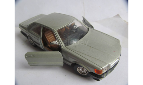модель 1/26 Mercedes Benz 500SEC Burago Italy металл 1:26 Mercedes-Benz Мерседес 500 SEC 1/24 MB, масштабная модель, BBurago, scale24