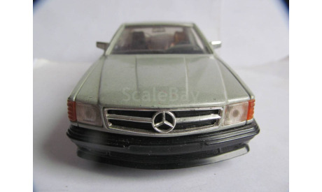 модель 1/26 Mercedes Benz 500SEC Burago Italy металл 1:26 Mercedes-Benz Мерседес 500 SEC 1/24 MB, масштабная модель, BBurago, scale24