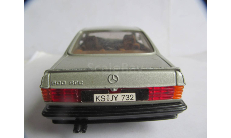 модель 1/26 Mercedes Benz 500SEC Burago Italy металл 1:26 Mercedes-Benz Мерседес 500 SEC 1/24 MB, масштабная модель, BBurago, scale24