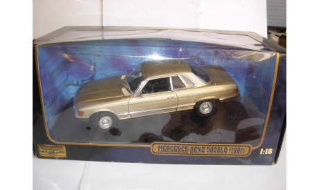 модель 1/18 MB Mercedes Benz 500SLC Купе 1981 W107 C107 RICKO Мерседес металл 1:18 Mercedes-Benz Мерседес, масштабная модель, scale18