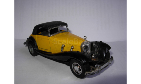 модель-игрушка 1/43 Mercedes Benz 540K Cabriolet с тентом Yatming металл 1:43 MB Mercedes-Benz Мерседес, масштабная модель, scale43, Yat Ming