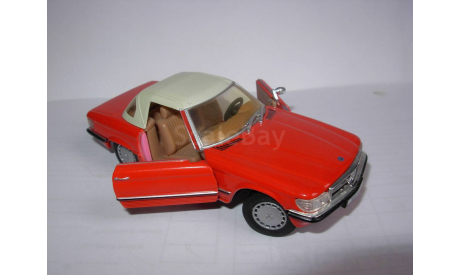 модель 1/43 Mercedes Benz 560SL Cabriolet R107 MB Schuco Modelle Germany  металл 1:43 Mercedes-Benz Мерседес, масштабная модель, scale43