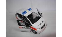 модель 1/43 полицейский Mercedes Benz A-class Polizei Police Hongwell металл Мерседес 1:43 MB Mercedes-Benz, масштабная модель, scale43, Bauer/Cararama/Hongwell