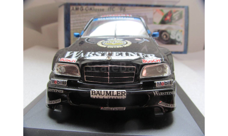 модель 1/18 гоночный Mercedes Benz C Klasse class W202 AMG DTM ITC 1996 Warsteiner #4 Grau Exclusiv cars металл 1:18 Mercedes-Benz Мерседес MB, масштабная модель, scale18