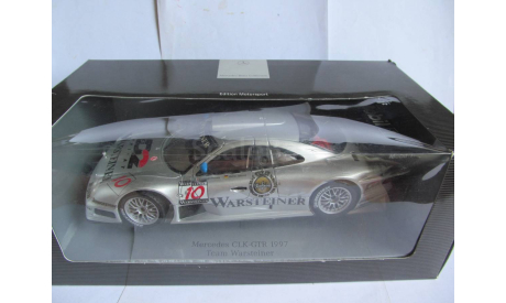 модель 1:18 MB Mercedes Benz CLK GTR 10 Warsteiner Nannini Tiemann 1997 Maisto Dealer 1/18 Mercedes-Benz Мерседес, масштабная модель, scale18