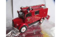 модель 1/43 пожарная Mercedes Benz L1500S LF8 металл 1:43 MB Mercedes-Benz Мерседес пожарный L 408 журналка, масштабная модель, scale43