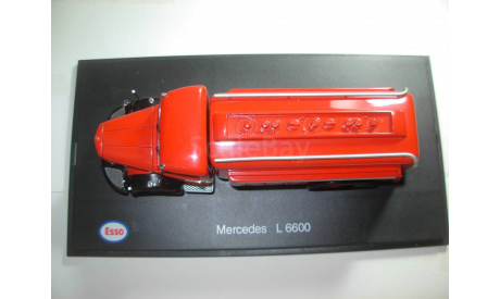 модель 1/43 цистерна Mercedes-Benz L6600 Esso Schuco металл грузовик 1:43  Mercedes Benz, масштабная модель, scale43
