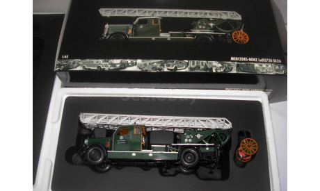 модель  1/43 пожарная автолестница MB Mercedes-Benz LOD 3750 DL26 1940 Minichamps металл 1:43 пожарный Mercedes Benz, масштабная модель