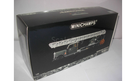 модель  1/43 пожарная автолестница MB Mercedes-Benz LOD 3750 DL26 1940 Minichamps металл 1:43 пожарный Mercedes Benz, масштабная модель