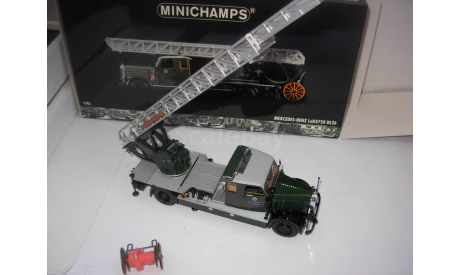 модель  1/43 пожарная автолестница MB Mercedes-Benz LOD 3750 DL26 1940 Minichamps металл 1:43 пожарный Mercedes Benz, масштабная модель