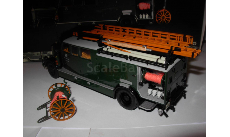 модель 1/43 пожарная MB Mercedes-Benz LOD 3750 KS 25 Minichamps металл 1:43 пожарный Mercedes Benz, масштабная модель, scale43