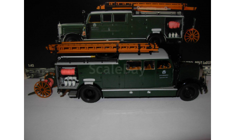 модель 1/43 пожарная MB Mercedes-Benz LOD 3750 KS 25 Minichamps металл 1:43 пожарный Mercedes Benz, масштабная модель, scale43