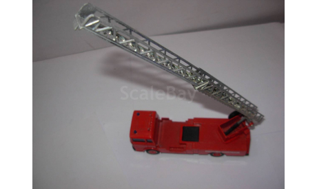 модель 1/50 пожарная лестница Mercedes Benz LP1418/46 Solido Tuner Gam France металл 1:50 пожарная Mercedes-Benz Мерседес MB пожарный, масштабная модель, scale50