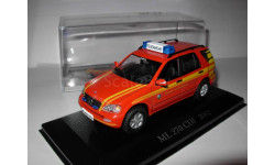 модель 1/43 Mercedes Benz ML 270 CDI 2002 пожарный Мерседес металл пожарная 1:43 Mercedes-Benz