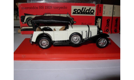 модель 1/43 MB Mercedes Benz SS 1928 Solido France металл 1:43 Mercedes-Benz Мерседес, масштабная модель