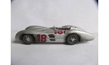 модель F1 Формула 1 1/43 Mercedes Benz W196 Streamliner 1954 #18 Fangio winner GP France RBA Collectibles металл 1:43 Mercedes-Benz Мерседес MB, масштабная модель, scale43