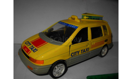 1/24 модель минивен такси Mitsubishi RVR Sports Gear Taxi Sunnyside металл 1:24, масштабная модель, scale24