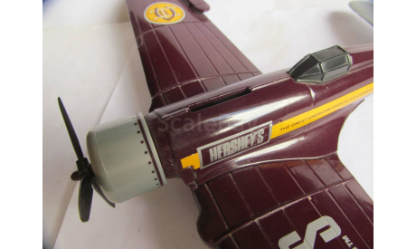 1:43 самолёт Northrop Gamma 1932 Hershey’s ERTL bank металл 1:43, масштабные модели авиации, Stearman, scale43