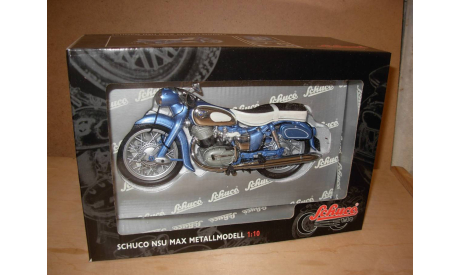1/10 модель мотоцикл NSU Max Schuco металл 1:10, масштабная модель мотоцикла, scale10
