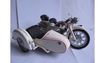 1/10 модель мотоцикла NSU MAX с коляской Schuco металл 1:10, масштабная модель мотоцикла, scale10