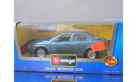 модель 1/24 Alfa Romeo 156 Burago Made in ITALY металл 1:24, масштабная модель, scale24, BBurago