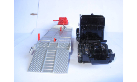 модель тягач 1/50 Peterbilt с тралом металл 1:50, масштабная модель, scale50