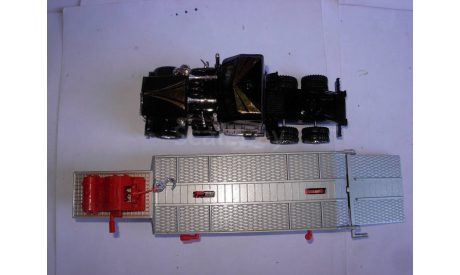 модель тягач 1/50 Peterbilt с тралом металл 1:50, масштабная модель, scale50