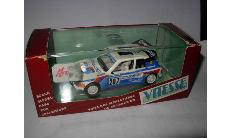 модель 1/43 Peugeot 205 T16 Pioneer #207 1988 Paris Dakar Rallye Vitesse металл 1:43, масштабная модель, scale43