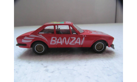 модель 1/43 Peugeot 504 Coupe V6 Banzai Solido France металл 1:43, масштабная модель, scale43