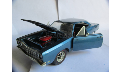 модель 1/18 Plymouth Road Runner 1969 ERTL металл 1:18, масштабная модель, ERTL (Auto World), scale18