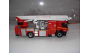 модель  1/43 пожарная подъёмник Scania P320 Ixo металл 1:43 пожарный, масштабная модель, scale43